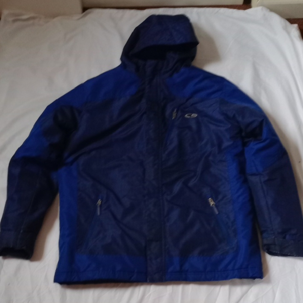 Champion Kids Blue Puffer Jacket, Boys Xl 16-18